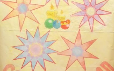 POSTAL NAVIDEÑA GIGANTE 1º BACHILLERATO 2015